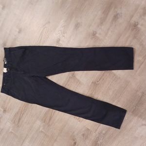 Hm Navy Skinny Fit Stretch Chinos Pants 